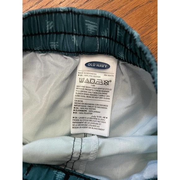 Old Navy Swim Trunks & Rash Guard-Dinosaur- 6-12m - Picture 4 of 7